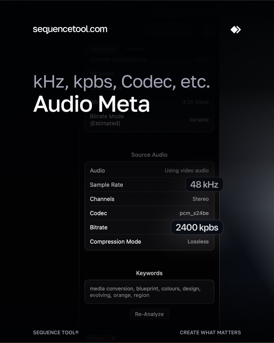 View the specs of your audio and video - no need for another tool.

 https://t.co/bWf2hKEtG4