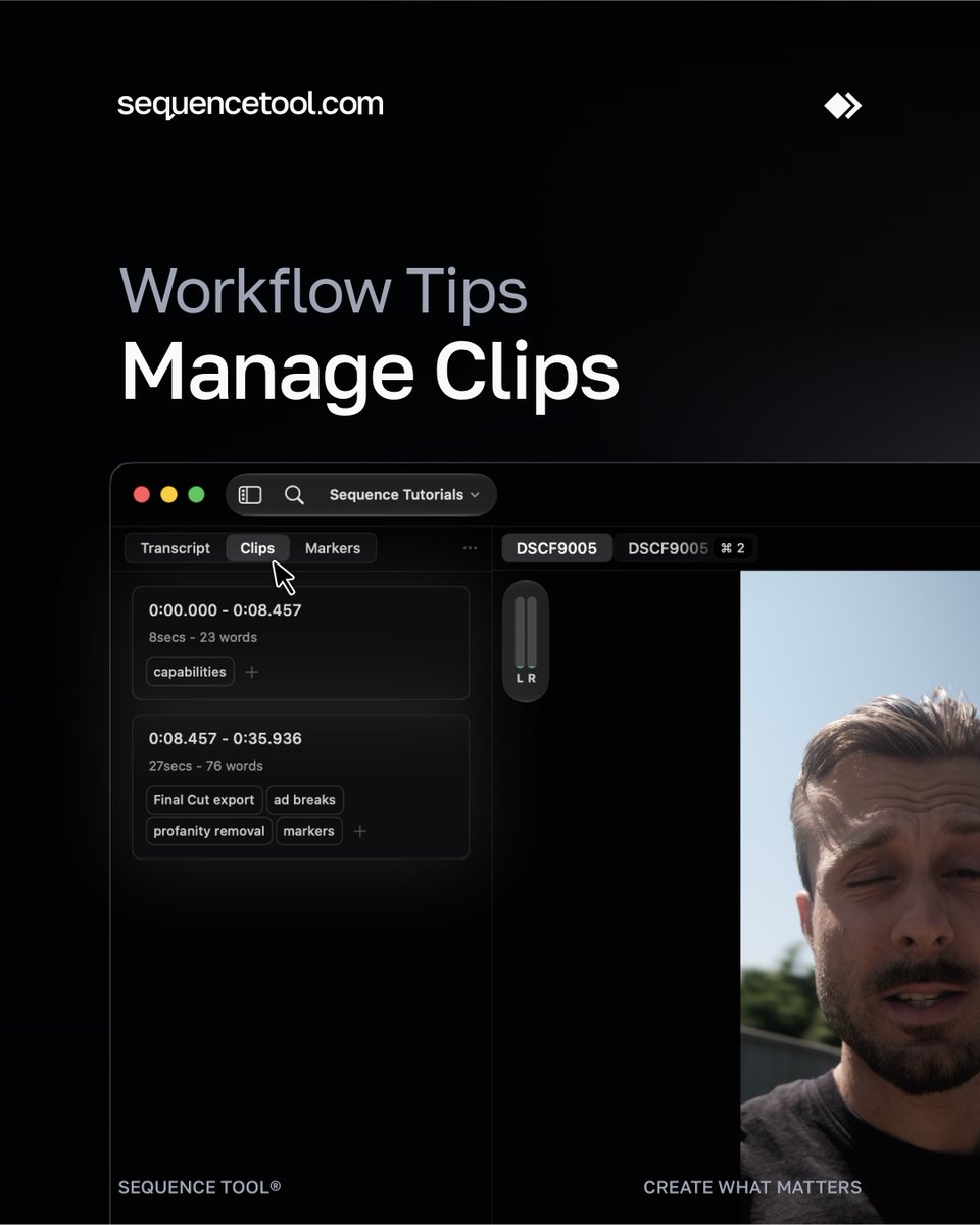See how clips are broken down (including their associated keywords), before handoff to FCP

 https://t.co/WWFtemGP4R