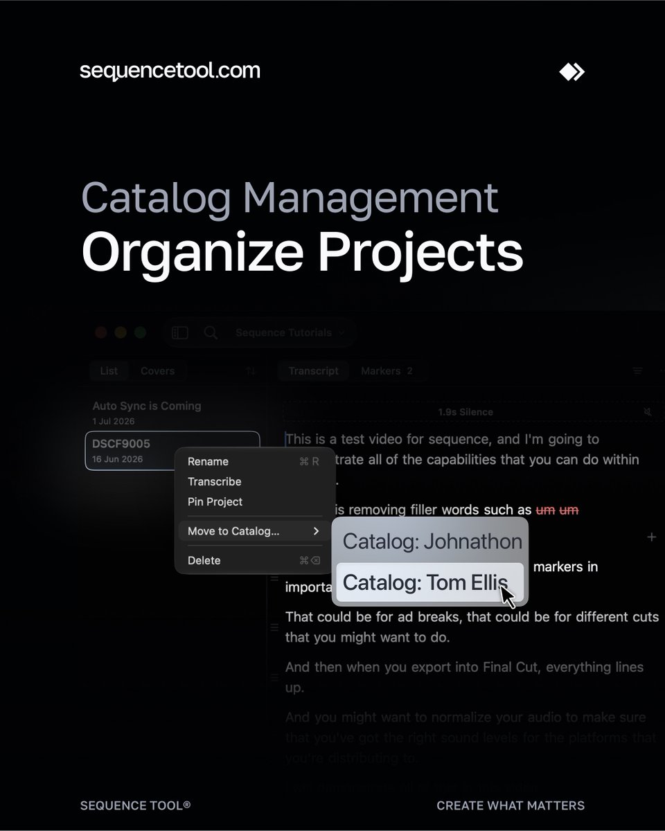 Easy management for your media, catalog by client, date, event, your choice.

 https://t.co/FpsisMzHLA