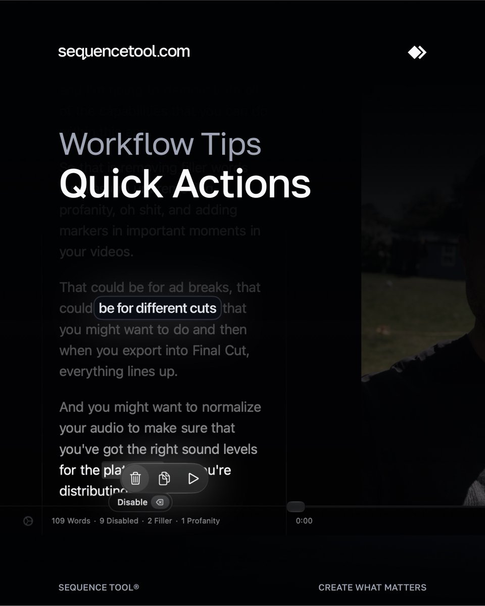 Quick actions now appear when working with the transcript.

 https://t.co/cAhojslggb