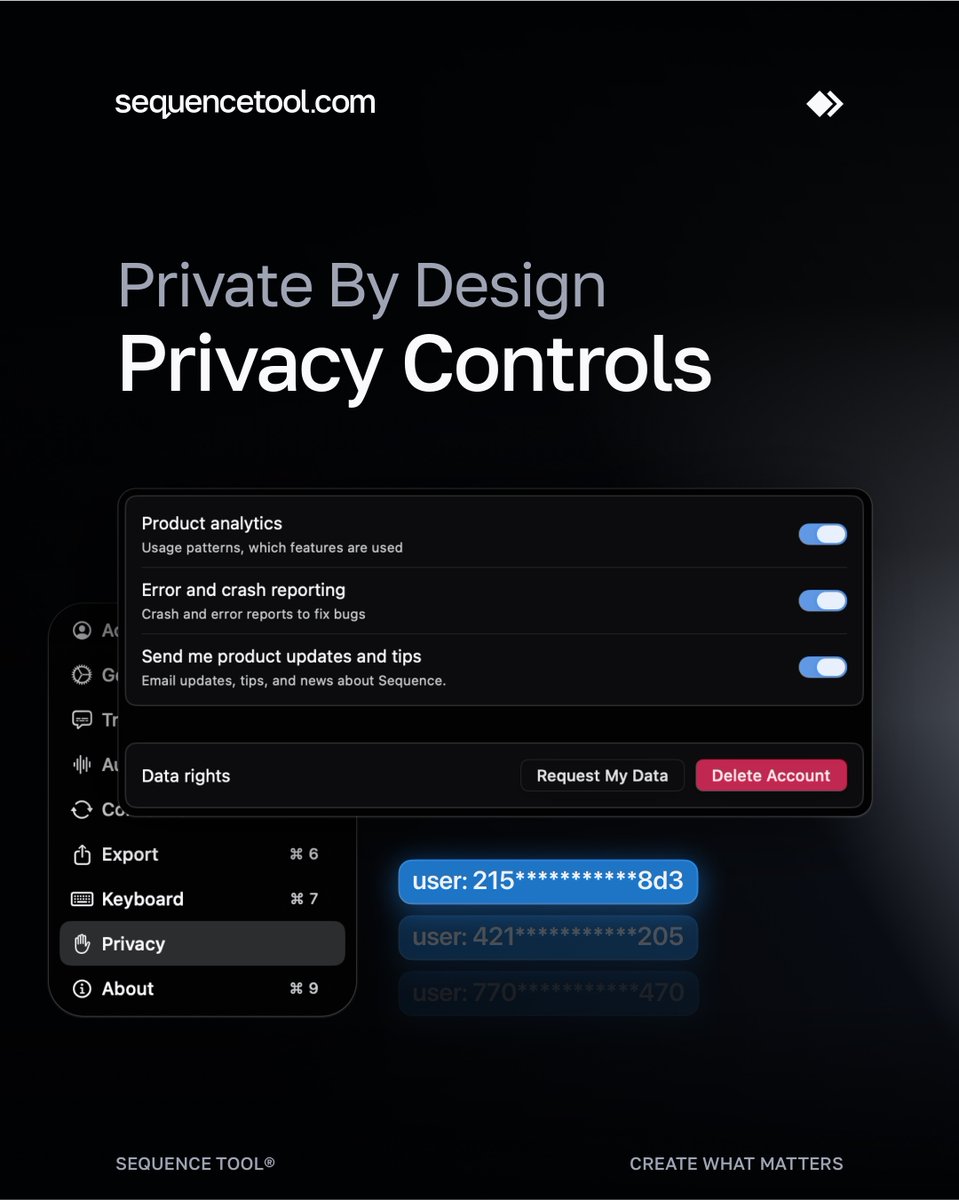 When you opt-in to error reporting or product analytics, it's completely anonymous.

 https://t.co/2JGSMGbppy