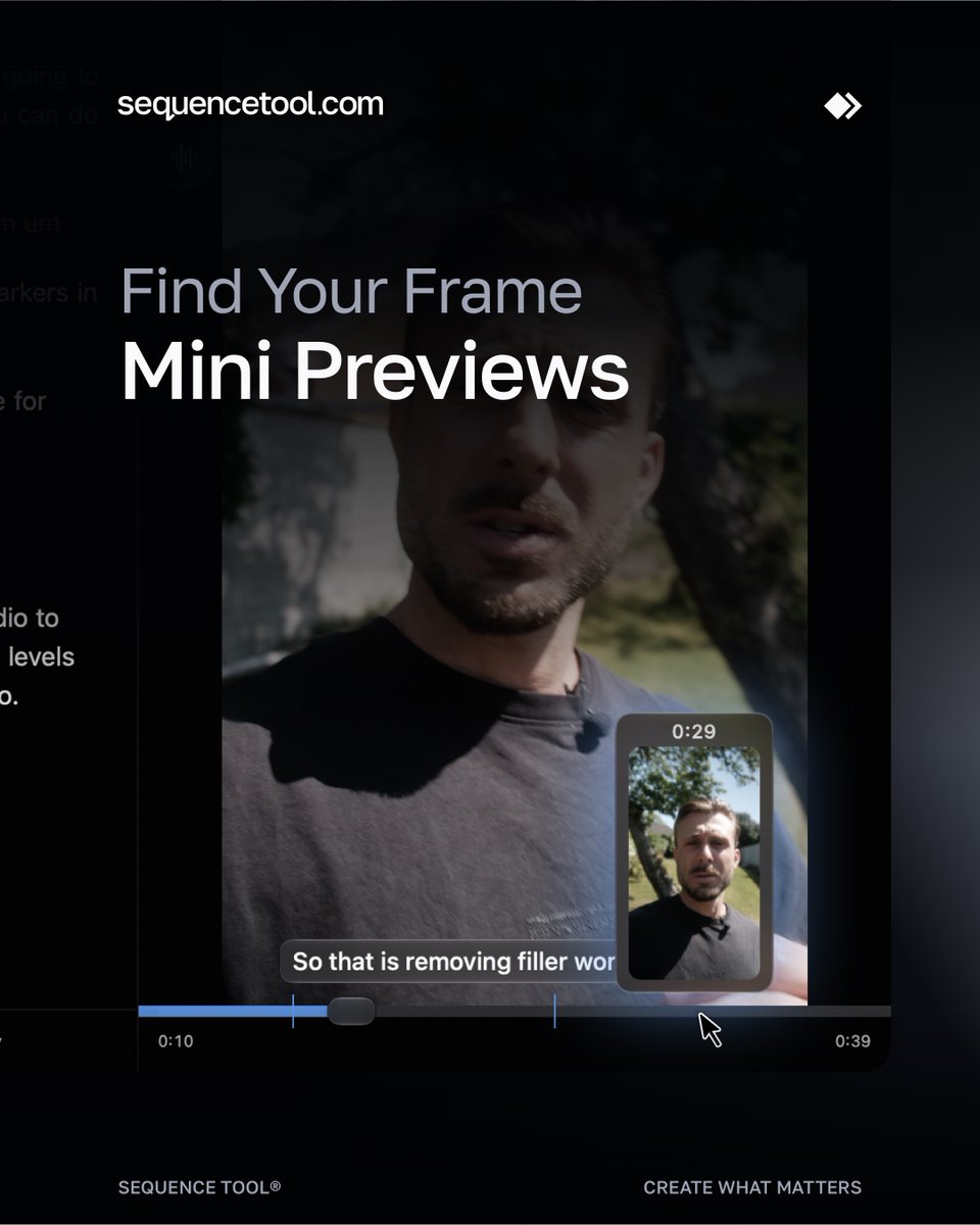 Fast mini previews, helping you find the frame easily.

 https://t.co/5IVVzw6fu9